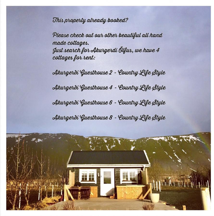 Akurgerthi Guesthouse 6 - Country Life Style Olfus Zewnętrze zdjęcie